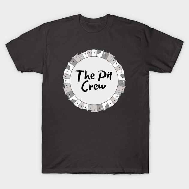 The Pit Crew T-Shirt by Woodchuck Designs